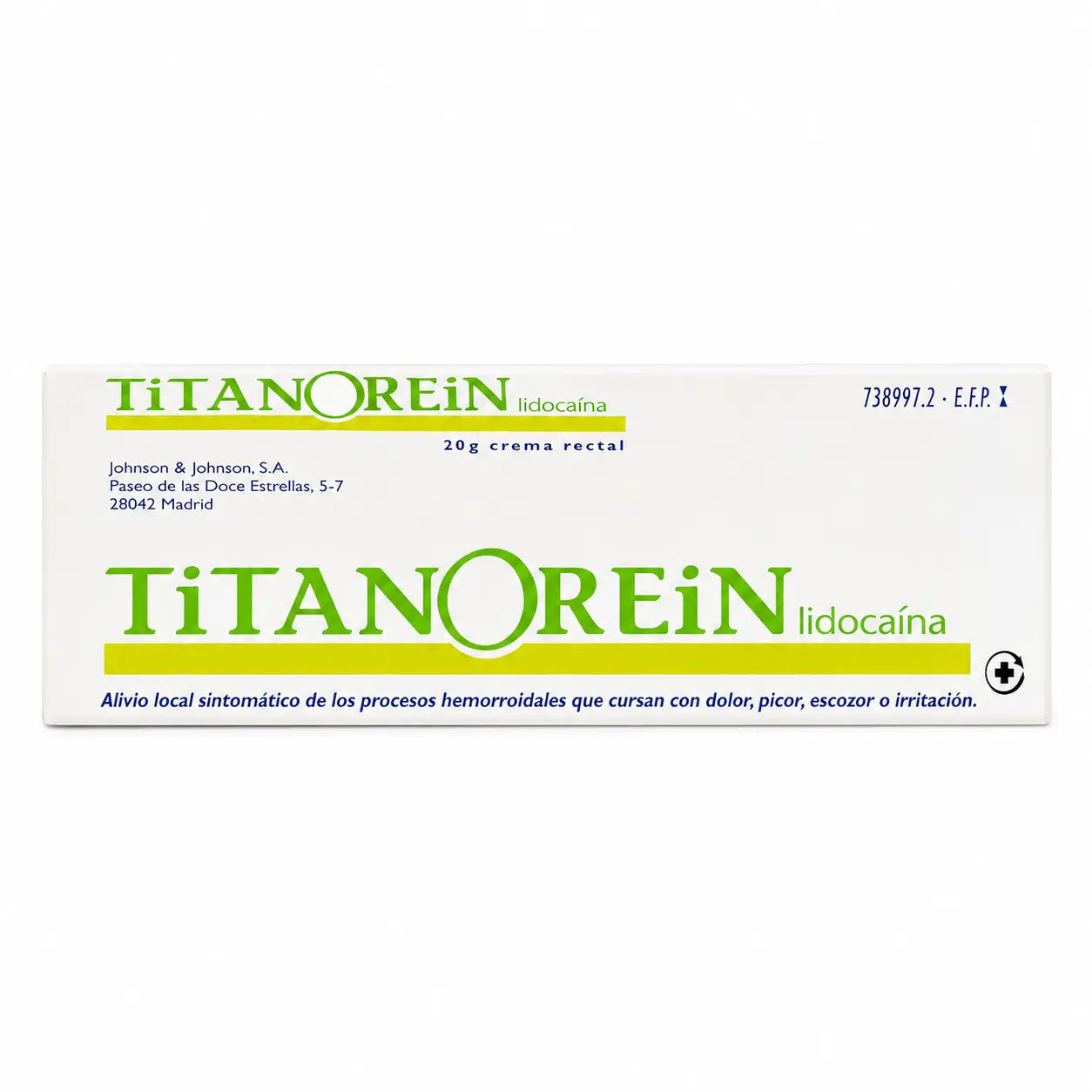 Titanorein Lidocain Rektalcreme 20 g