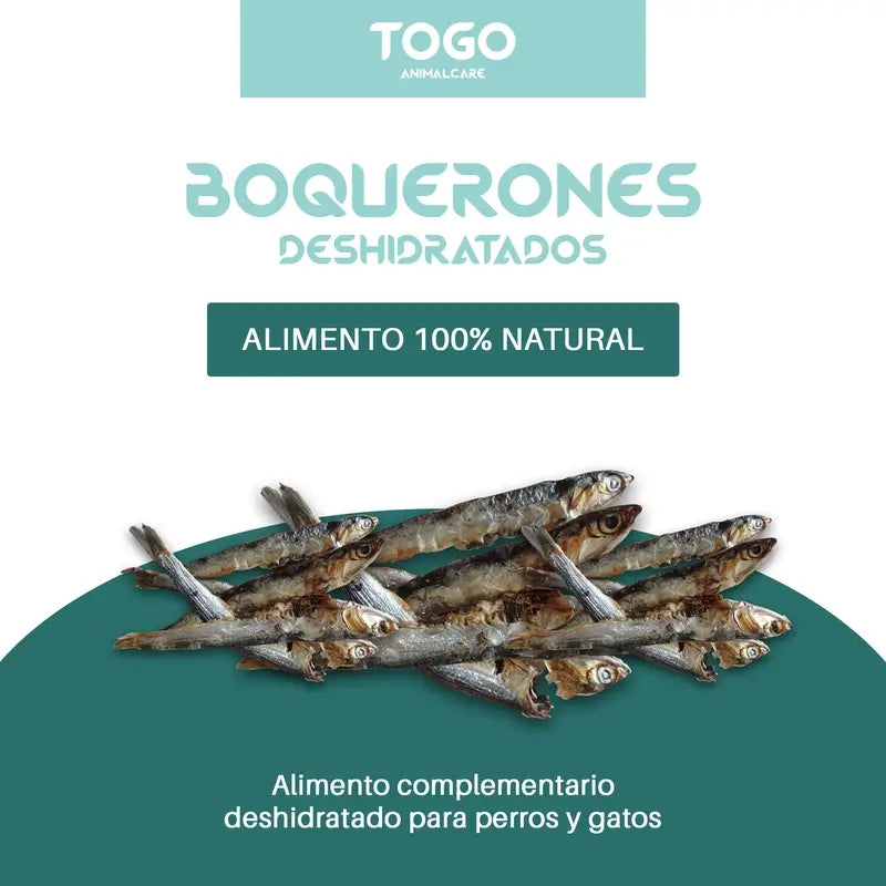 Togo Snack Natürliche getrocknete Sardellen, 2er Pack
