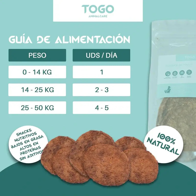 Togo Snack Natural Burger Huhn, 1 St.