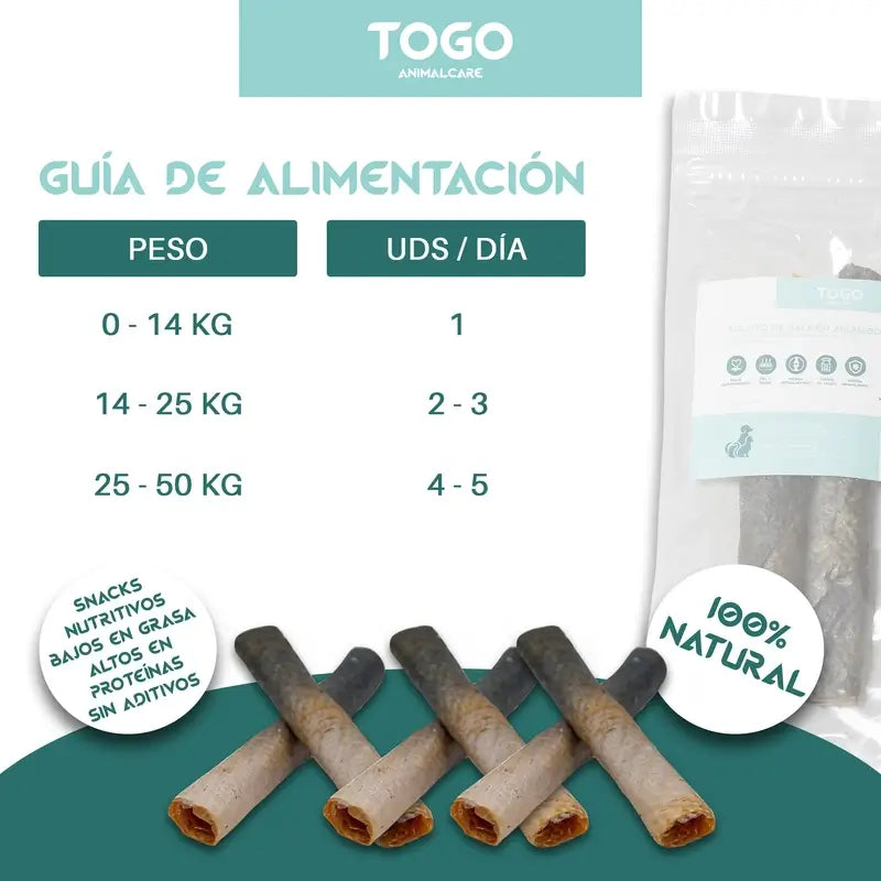 Togo Snack Naturlachs-Rollen, 1 Stk.