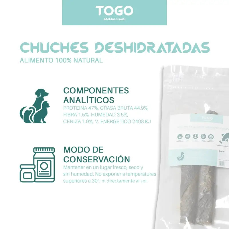 Togo Snack Naturlachs-Rollen, 1 Stk.