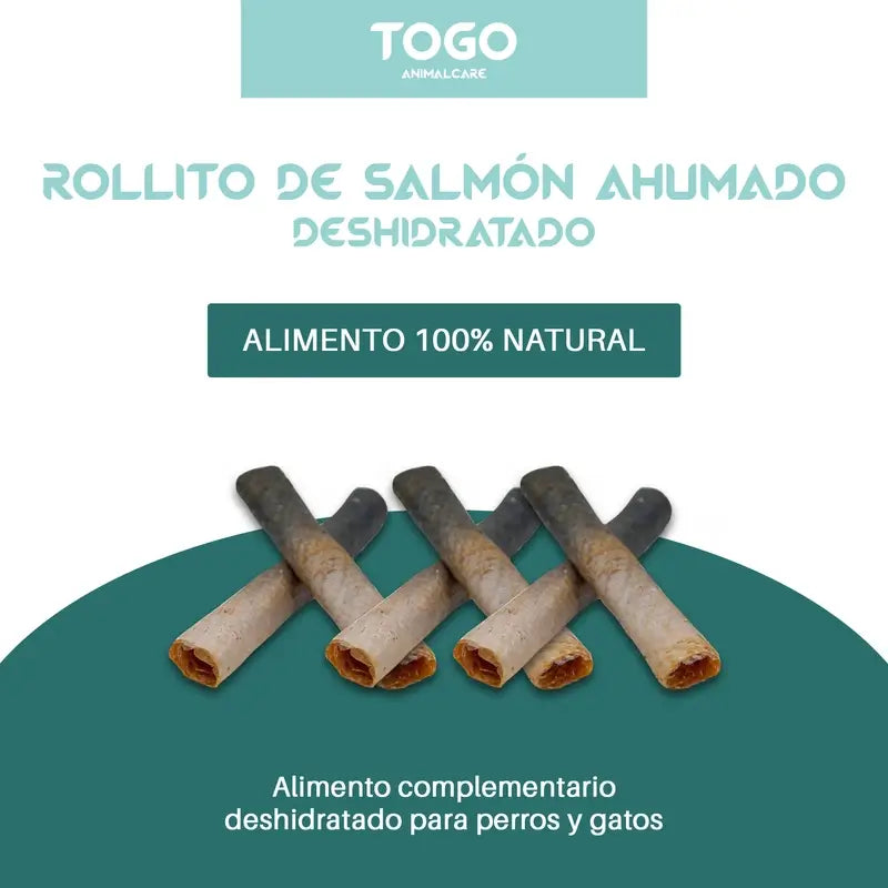 Togo Snack Naturlachs-Rollen, 1 Stk.