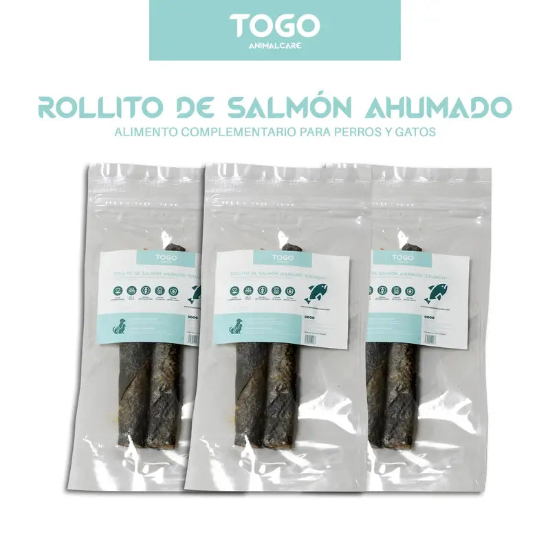 Togo Snack Naturlachsröllchen, 3er-Pack