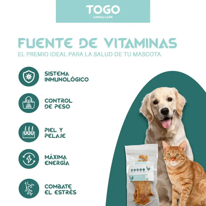 Togo Snack Natural Chicken Strips, 2er-Pack