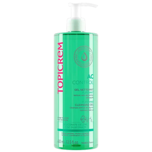 Topicrem Ac Control Reinigendes Reinigungsgel, 400 Ml