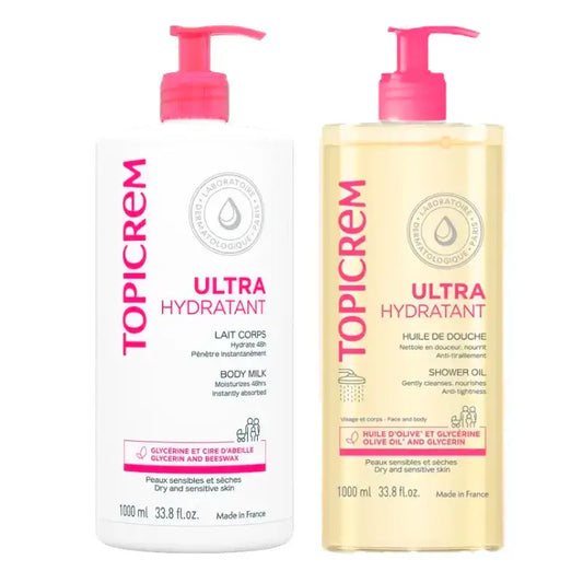 Topicrem Komplettpaket für den Körper 1L+1L