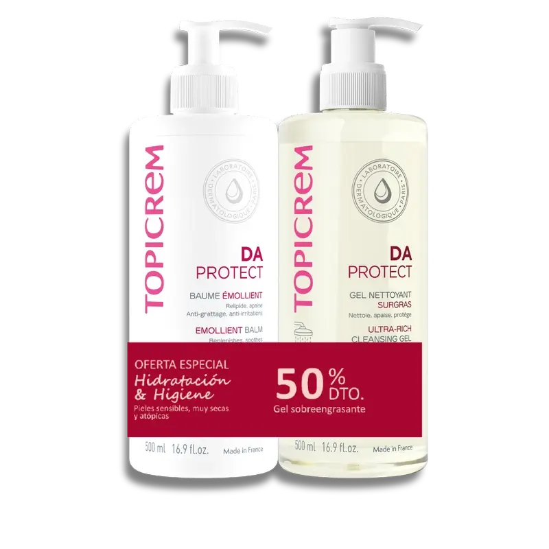 Themenpackung Da Emollient Balm 500 Ml + Da Superfatting Gel 500 Ml