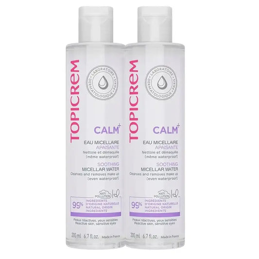 Topicrem Pack Duo Calm+ Micellar Water 200 Ml 2. Einheit 50%.