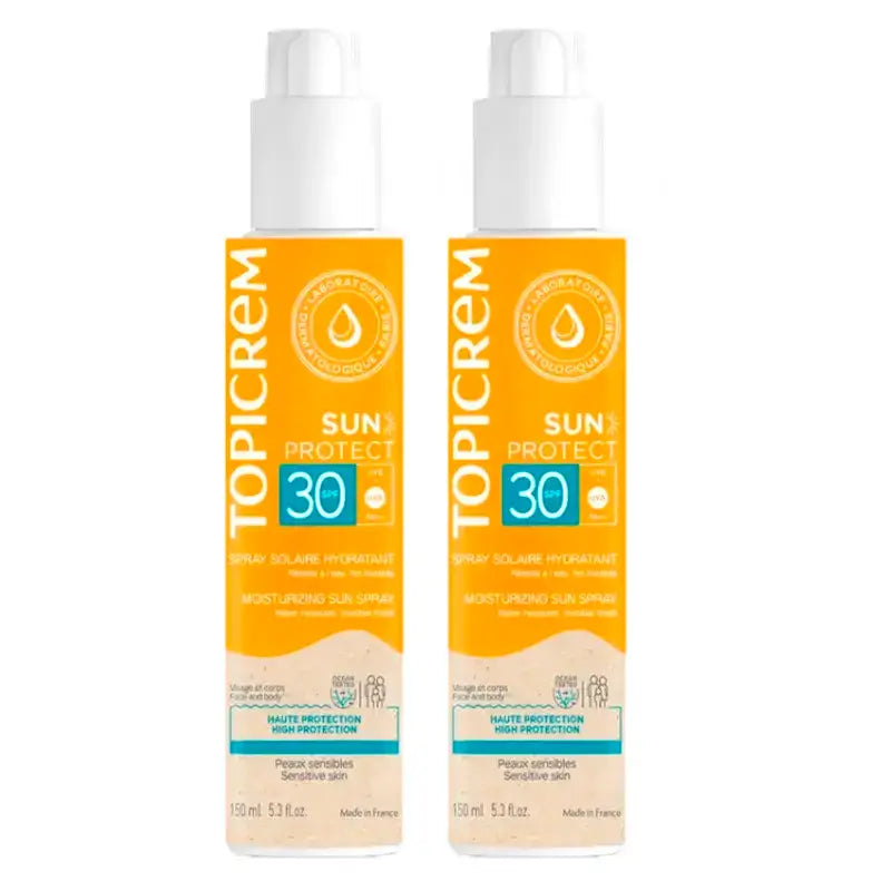 Topicrem Sun Protect Spray Spf30, Packung 2 x 150 ml