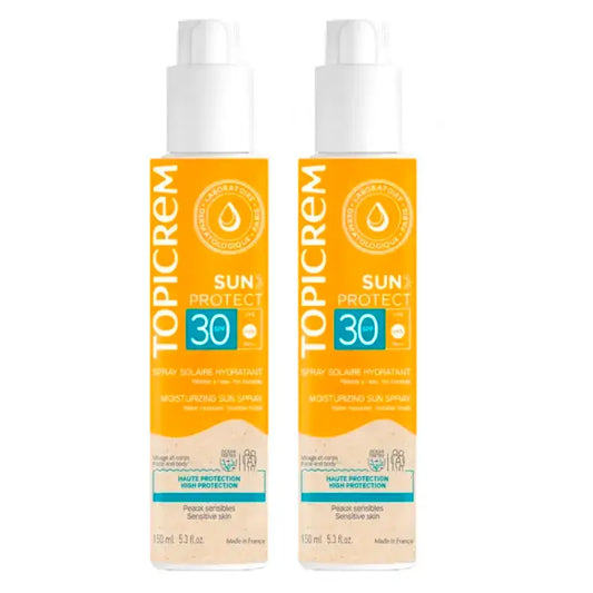 Topicrem Sun Protect Spray Spf30, Packung 2 x 150 ml
