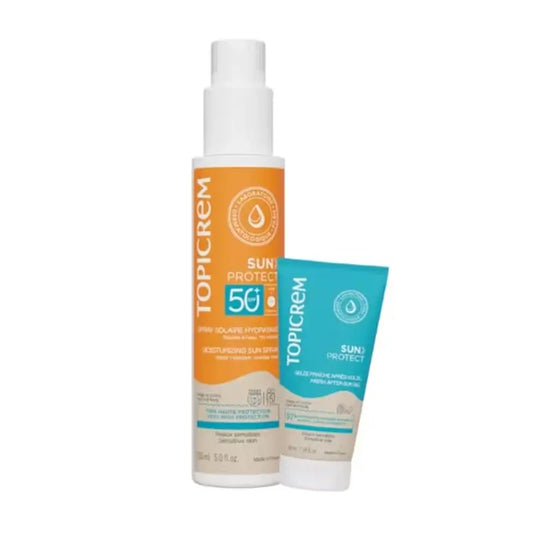 Topicrem Sun Protect Spray Spf50+ 150Ml + Aftersun 50Ml Gratis