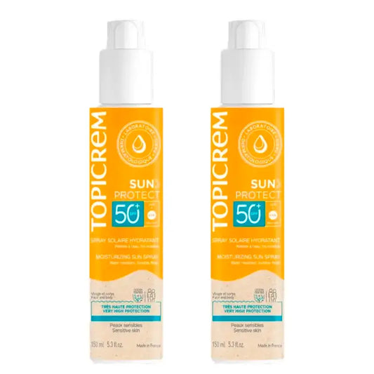 Topicrem Sun Protect Spray Spf50+, Packung 2 x 150 ml