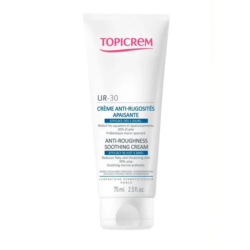 Topicrem Ur30 Glättende Anti-Rauhigkeitscreme, 75 Ml