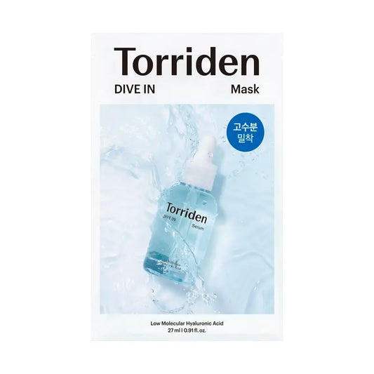Torriden Dive-In Niedermolekulare Hyaluronsäure Maske Pack, 27 ml, 1 Stück