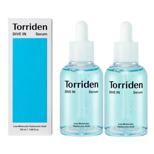 Torriden Dive-In Niedermolekulares Hyaluronsäure-Serum, Packung 2 x 50 ml
