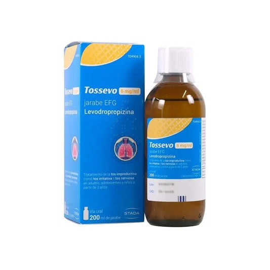 Tossevo 6 Mg / Ml Sirup Efg Levodropropizin, 200 ml