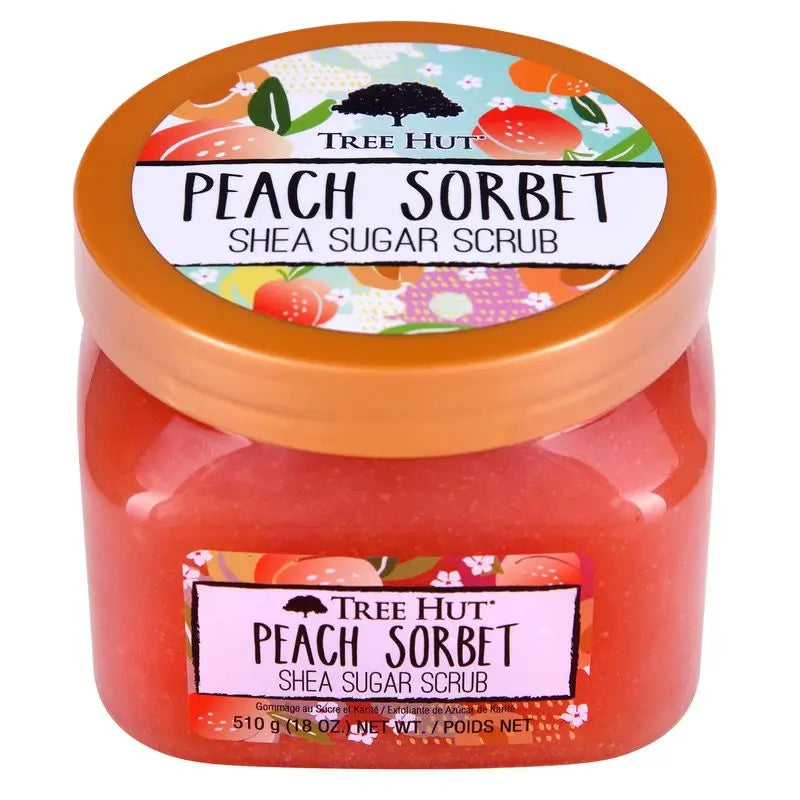 Tree Hut Sugar Scrub, Pfirsich Sorbet, 510 g