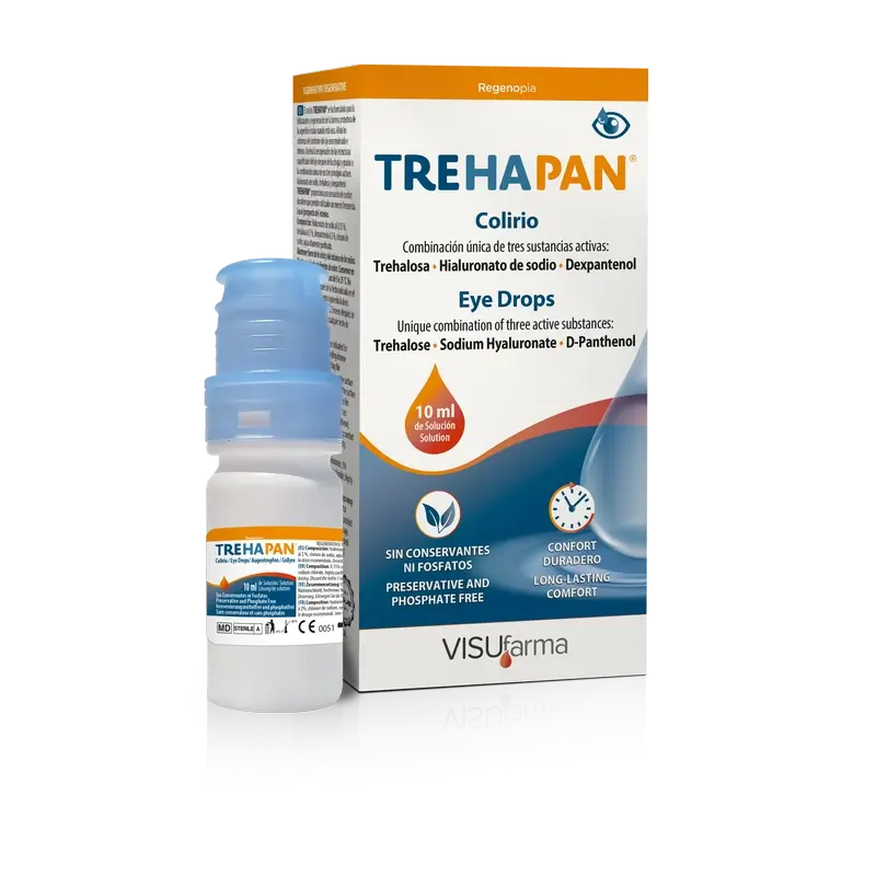 Trehapan Trockene Augentropfen, 10 ml