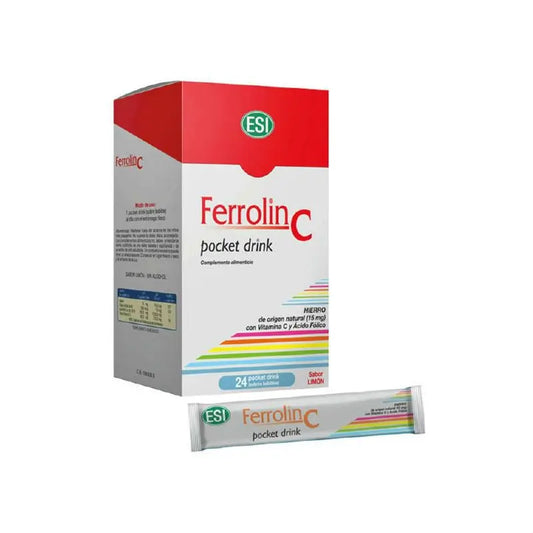Trepatdiet Ferrolin C Pocket Drink , 24 sachets