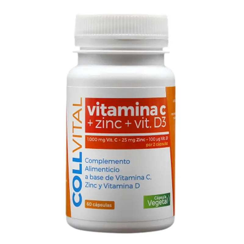 Triconatura Vit C +Zink+Vit D3 60 Kapseln Collvital