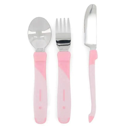 Twistshake Besteckset Rosa 12+M