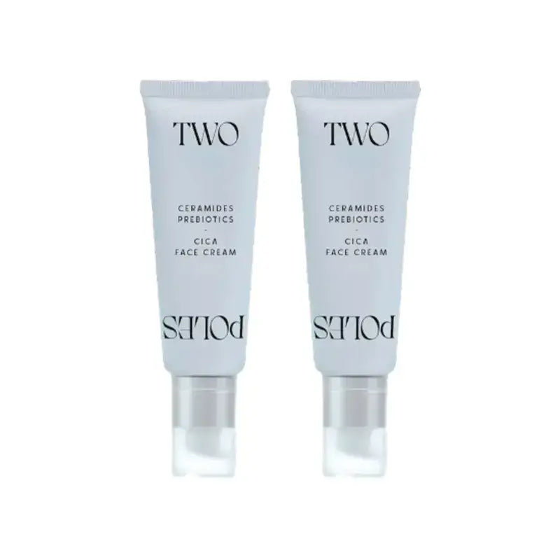Two Poles Cica Gesichtscreme , Packung 2 x 50 ml