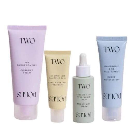 Zwei Pole Pickel und Akneflecken