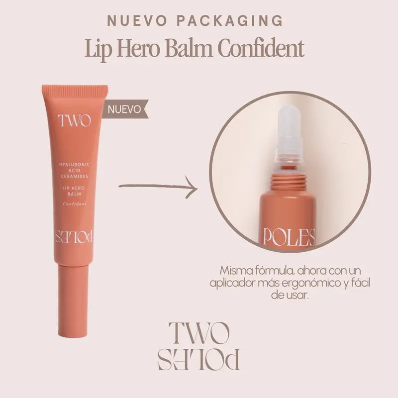 Zwei Pole Lip Hero Balm Zuversichtlich , 11 ml