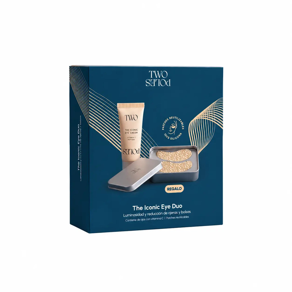Two Poles Pack „The Iconic Eye Duo“ – Augencreme und Augenpads, 15 ml