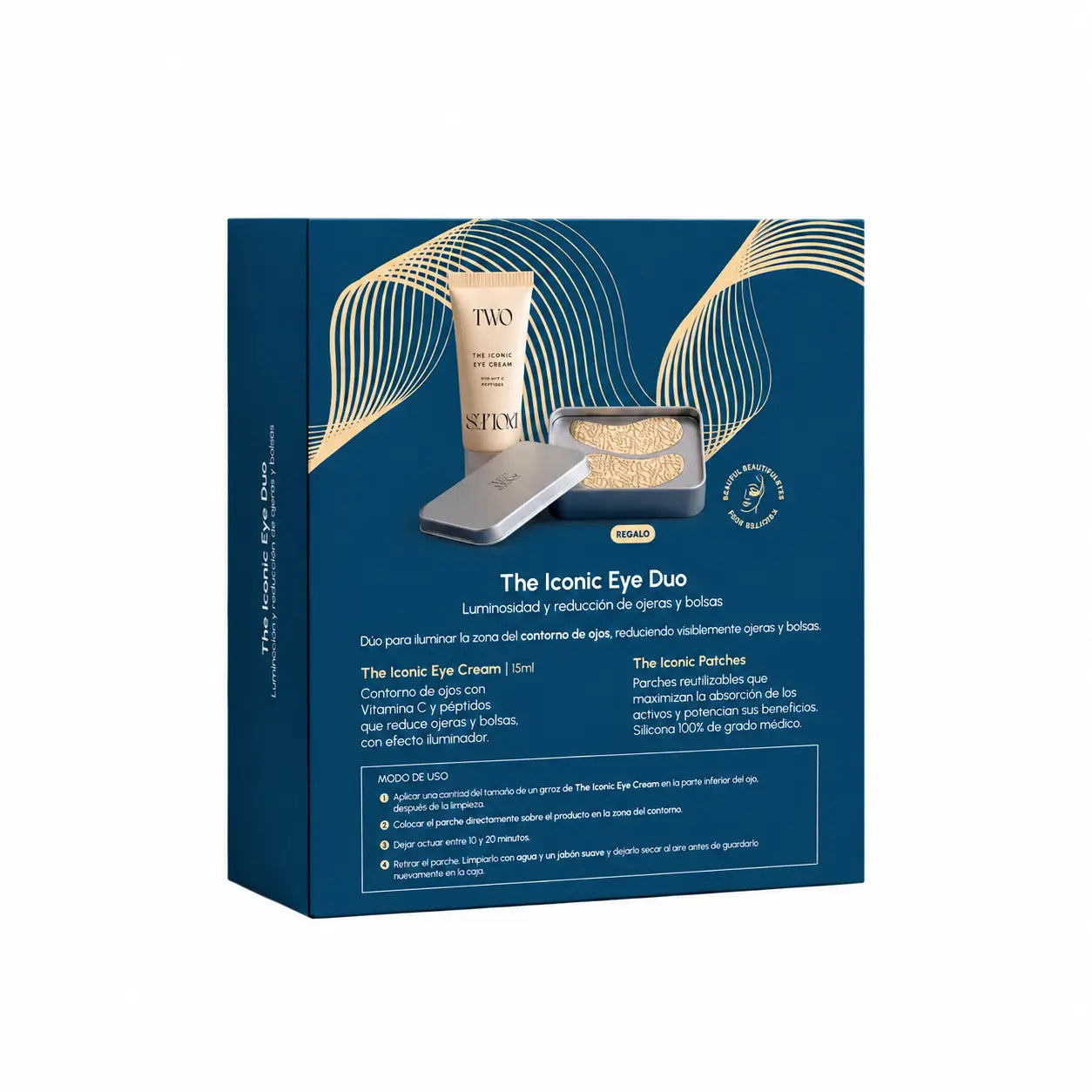 Two Poles Pack „The Iconic Eye Duo“ – Augencreme und Augenpads, 15 ml