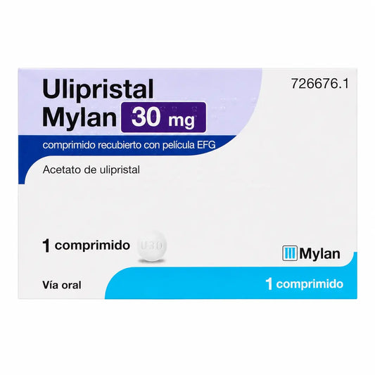 Ulipristal Mylan Efg 30 mg, 1 Filmtablette
