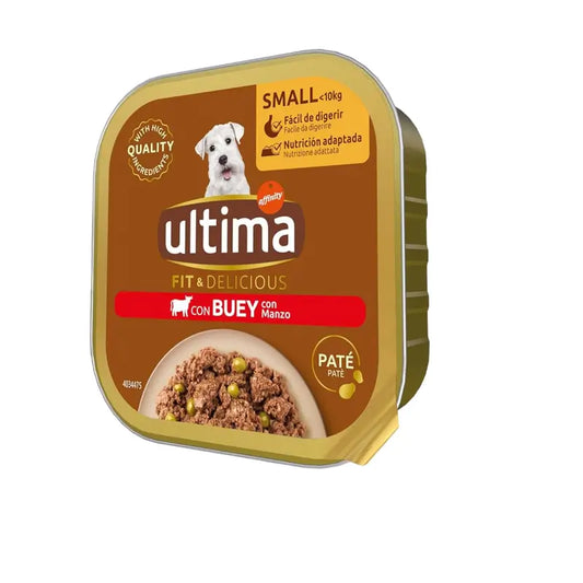 Ultima Nassfutter Ud Mini Wet Terrine Beef Tray Sino Grainle, 150 g
