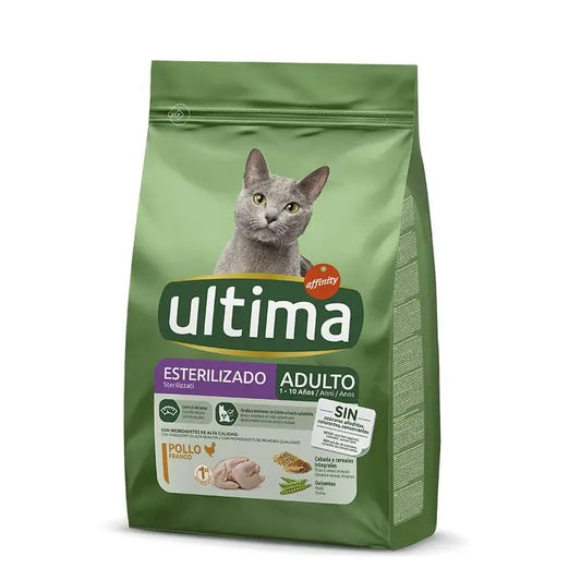 Ultima Katzenfutter für kastrierte Katzen mit Hähnchen, 1,5 kg