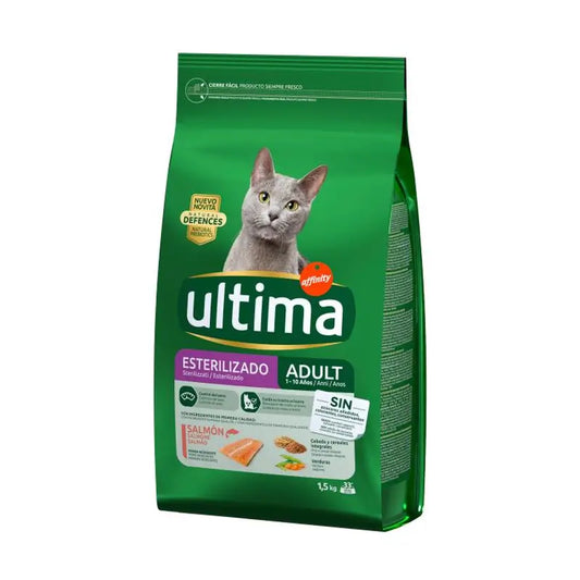 Ultima Katzenfutter für kastrierte Katzen mit Lachs, 1,5 kg