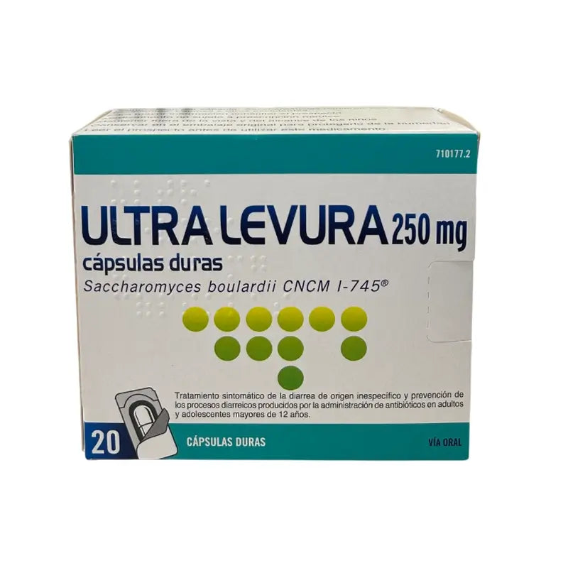 Ultra Levura 250 mg, 20 Kapseln