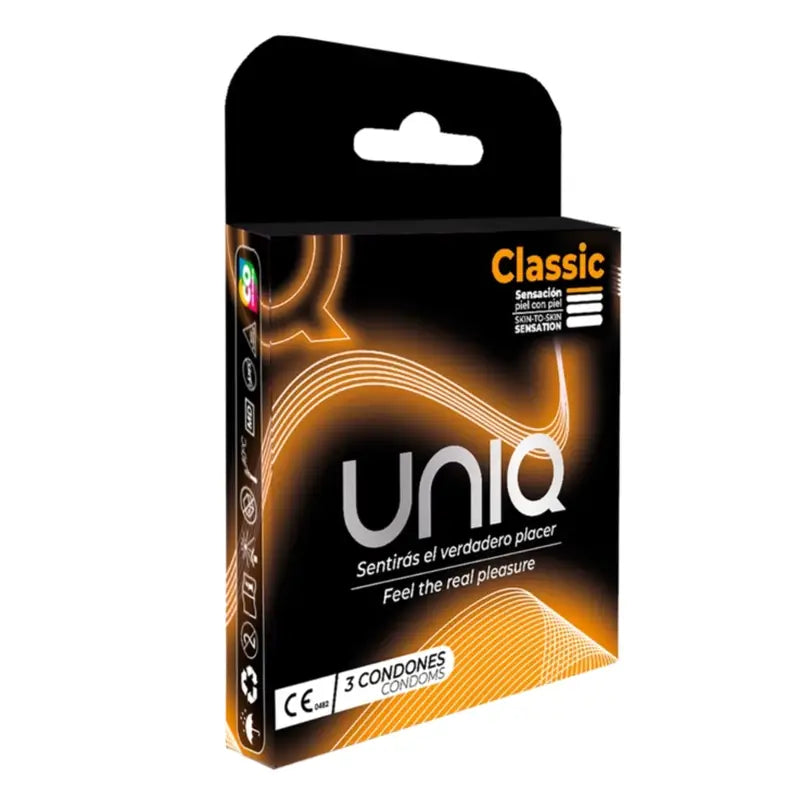 Uniq Classic Latexfreie Kondome, 3 Stück.