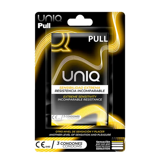Uniq Pull Kondome mit latexfreien Bändern 3 Stück