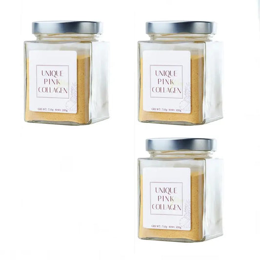 Einzigartiges rosa-gelbes Kollagen, 3X 300 gr