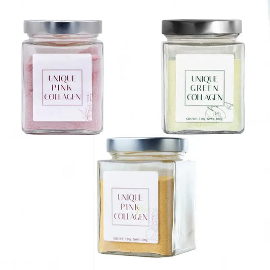 Einzigartiges Rosa Gelb, Grün & Rosa Nahrungsergänzungsmittel, Packung 3x300g