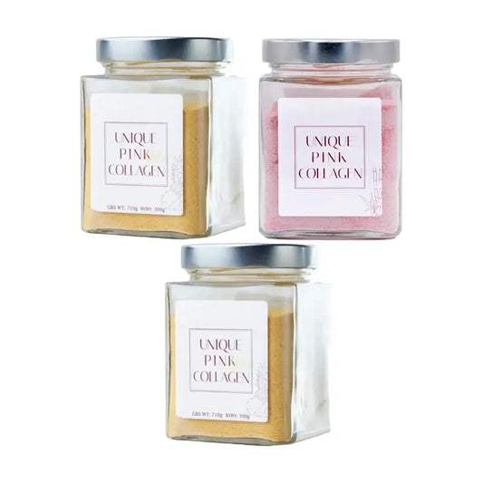 Unique Pink Gelb & Pink Nahrungsergänzungsmittel, 3x300g Packung
