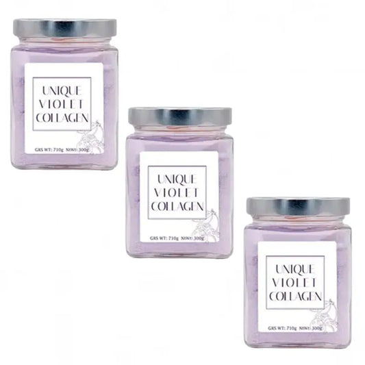 Unique Violet Collagen Nahrungsergänzungsmittel, Tripo 3x300 Gramm