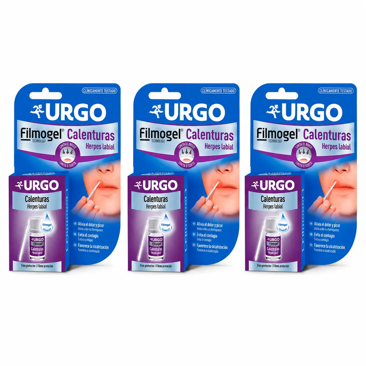Urgo Fieberbläschen Filmogel 3 ml, 3er-Pack