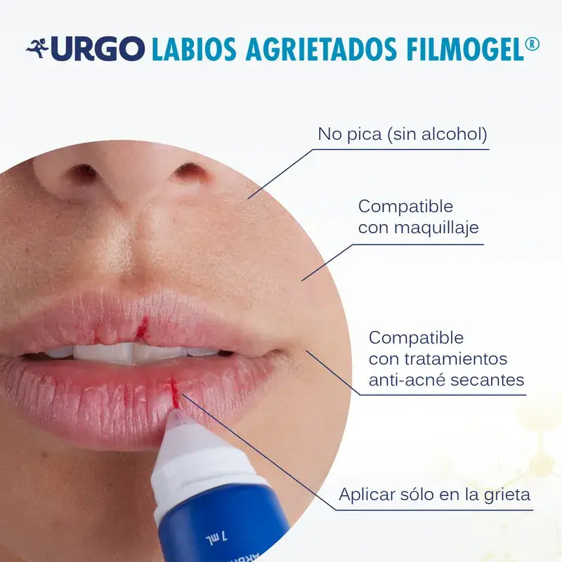 Urgo Rissige Lippen Filmogel, 7 Ml