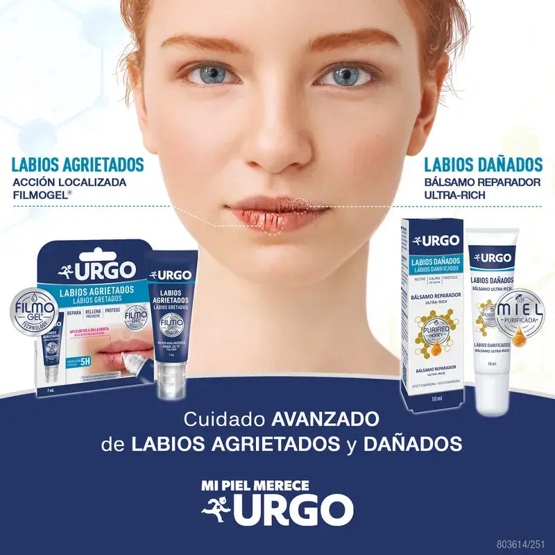 Urgo Rissige Lippen Filmogel, 7 Ml