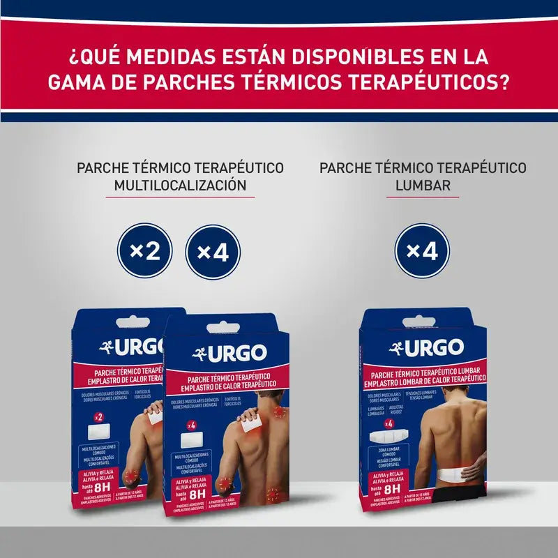 Urgo Therapeutisches Wärmepflaster, 2 Stück