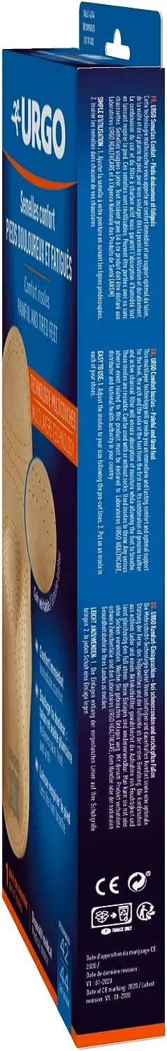 Urgo Komfort-Einlegesohle für müde und wunde Füße, Größe 42-44
