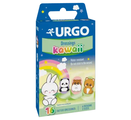 Urgo Kawaii Erste Hilfe - 16 Verbände, 16 Stück.