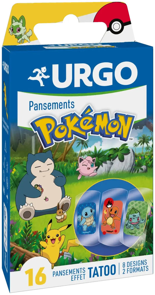 Urgo Pokemon Erste Hilfe - 16 Verbände, 16 Stück.