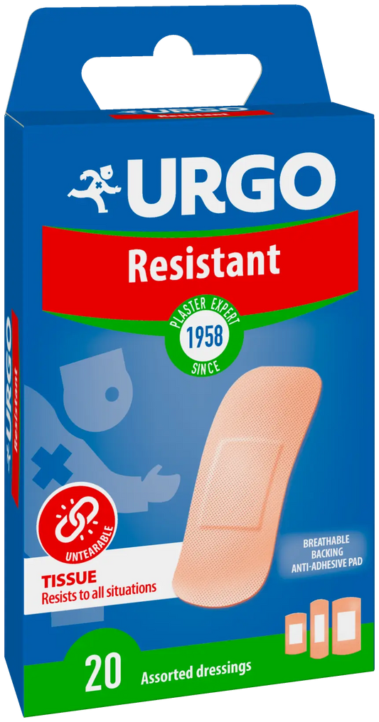Urgo Resistant First Aid - 20 Verbände, 20 Stück