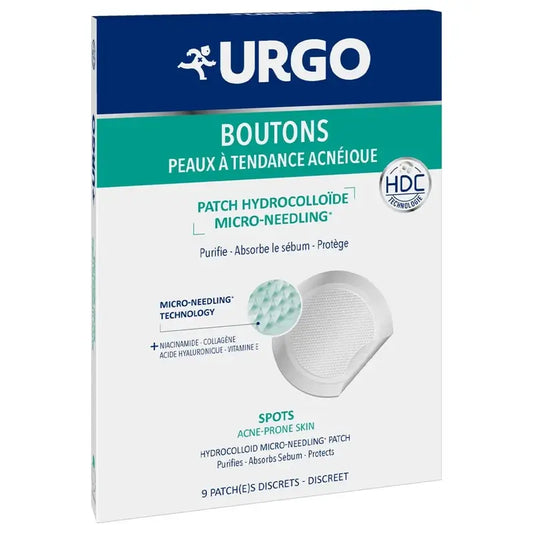 Urgo Spots Hydrokolloid-Pflaster Micro Needling, 9 Einheiten